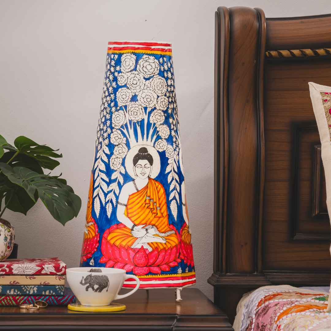 Buddha Leather Lamp
