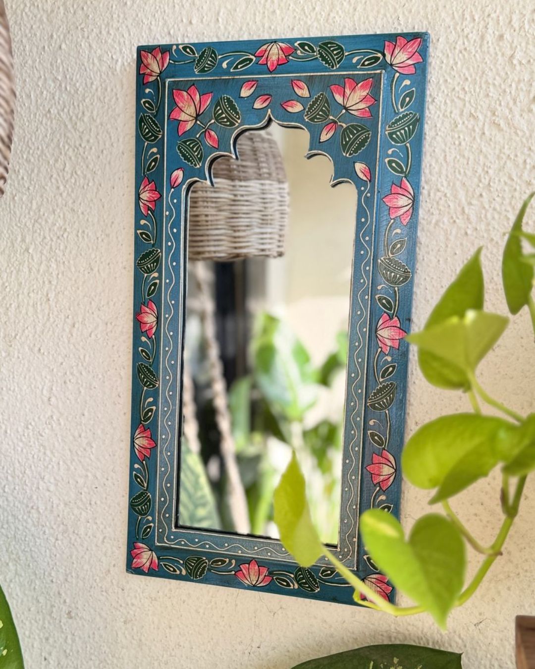 Set of 3 Wooden Mirrors