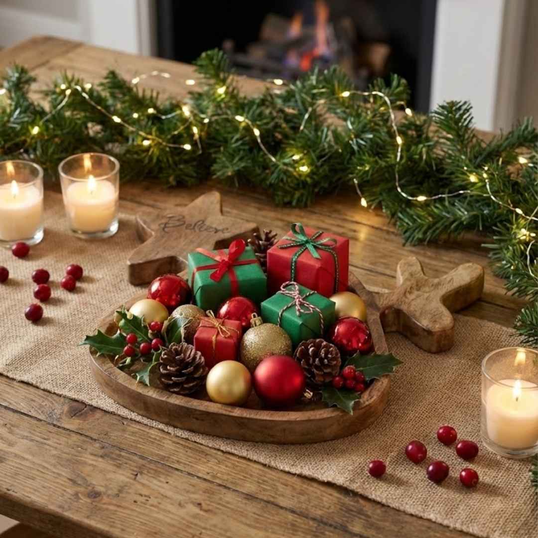 Reindeer Wooden Platter