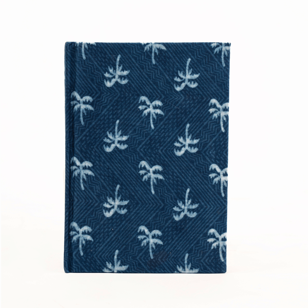 Atrangi Studio Coconut Chevron Block Print Diary