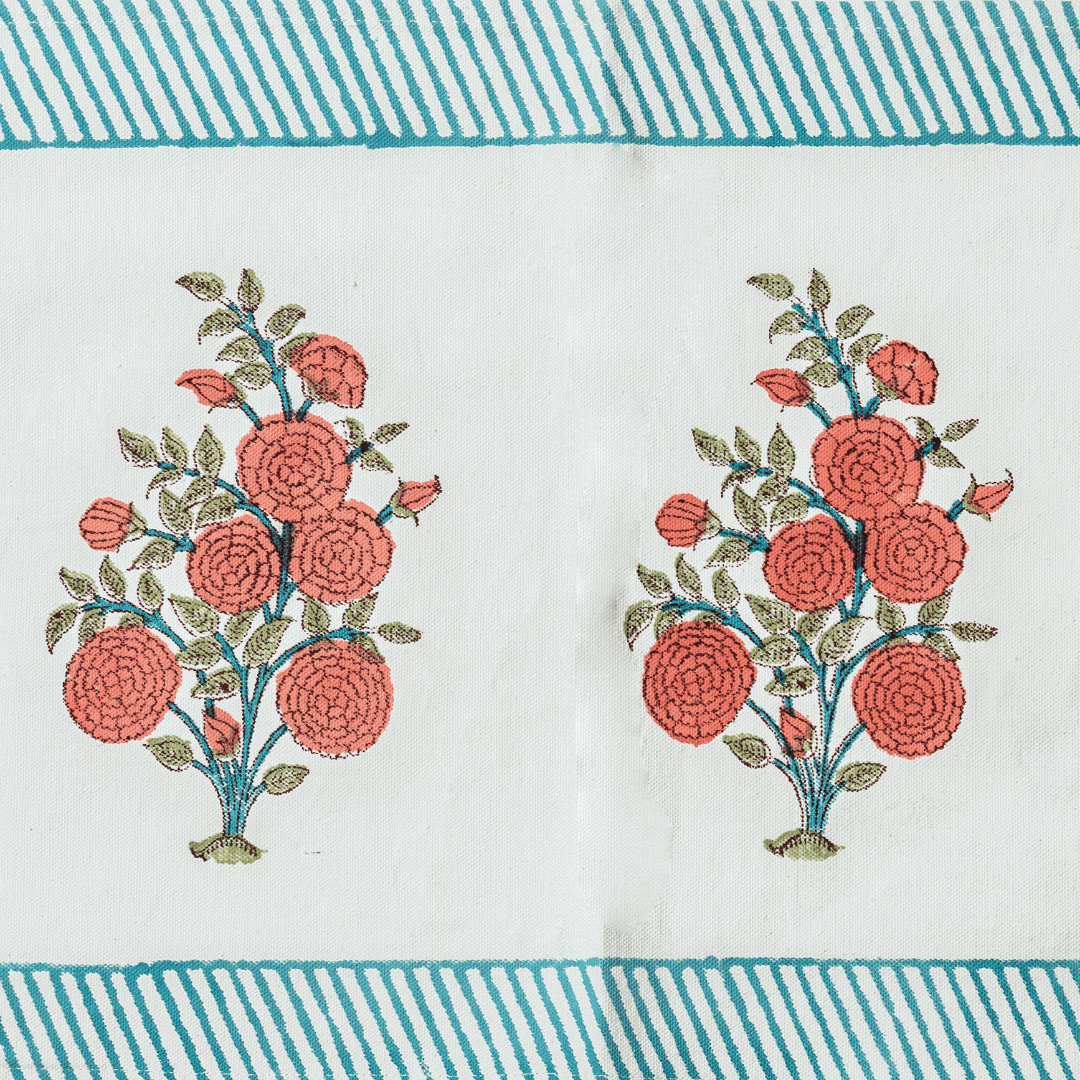 Atrangi Studio Dahlia Block Print Table Mat