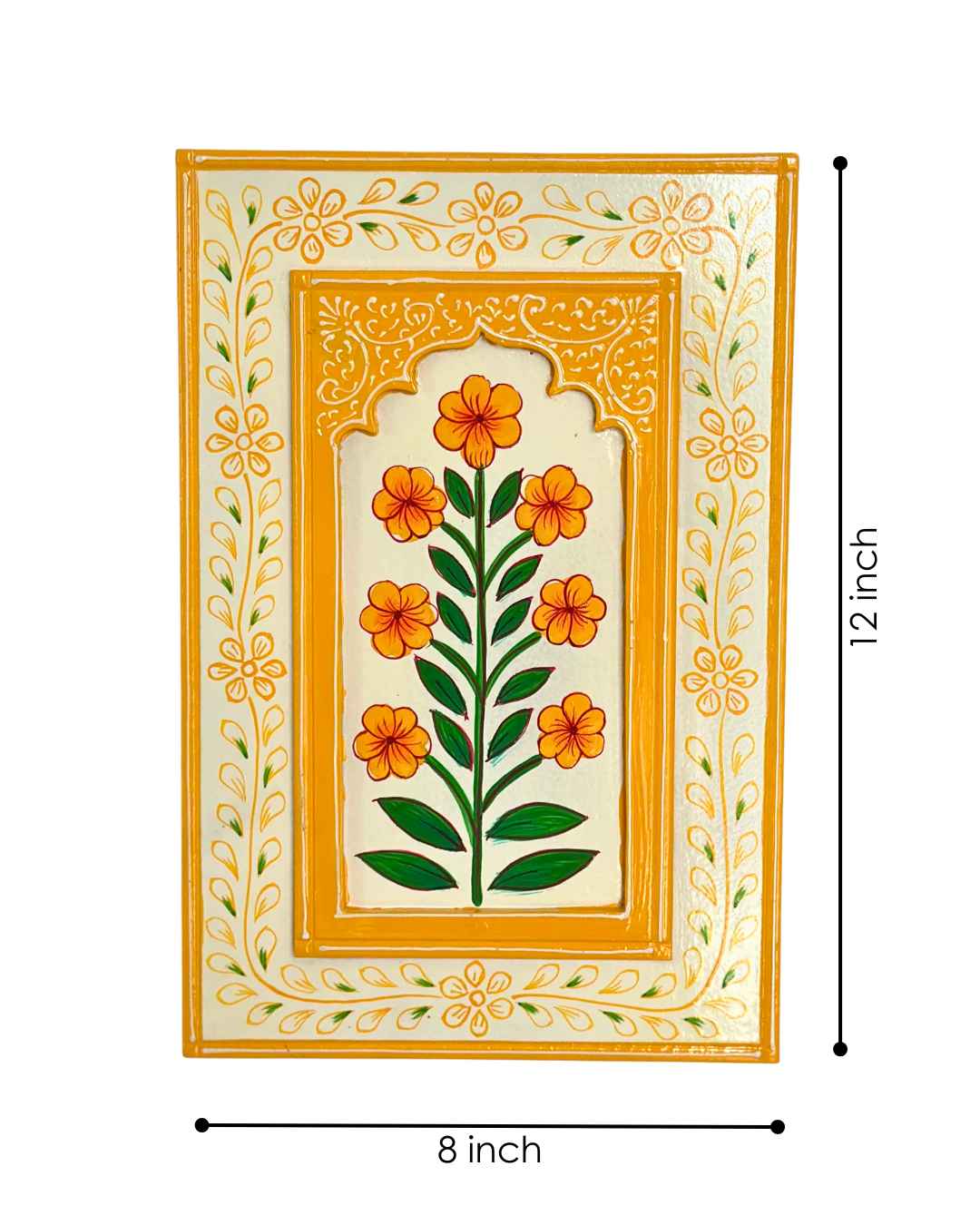 Marigold Yellow Wooden Wall Frame