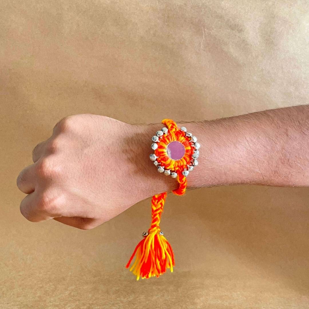 Satrangi Mirror Rakhi | Atrangi Studio