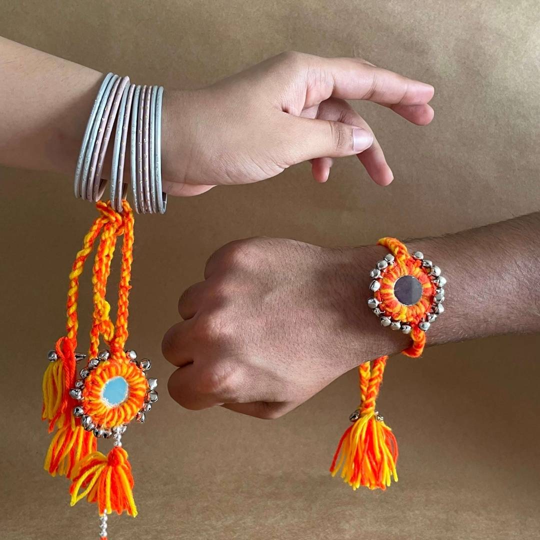Satrangi Mirror Rakhi | Atrangi Studio