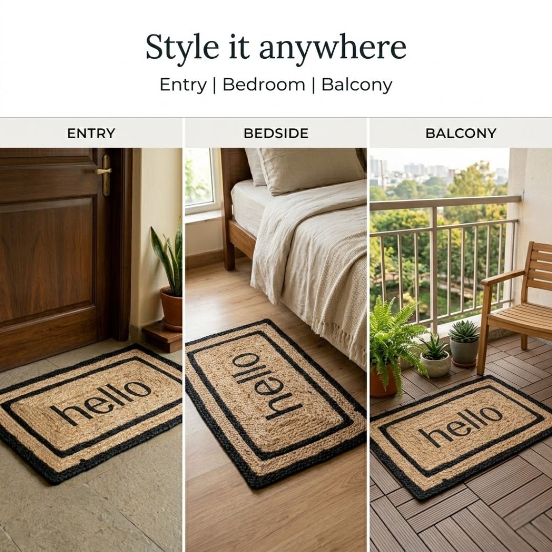 Hello Jute Mat