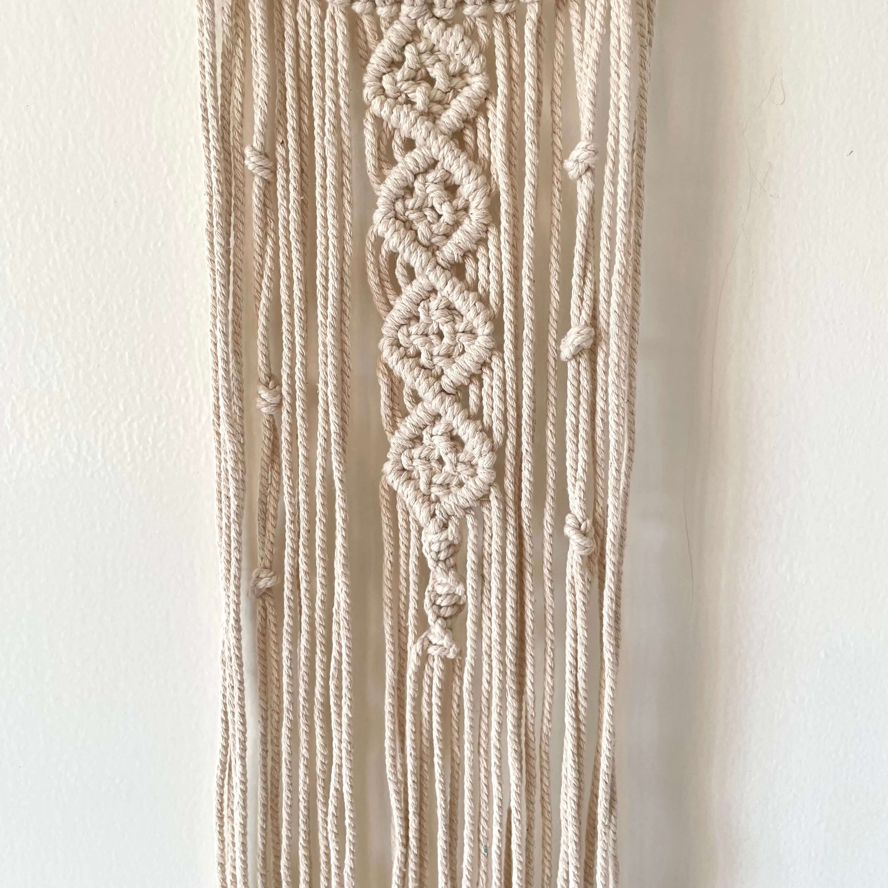 Macrame Moon Dreamcatcher Wall Hanging