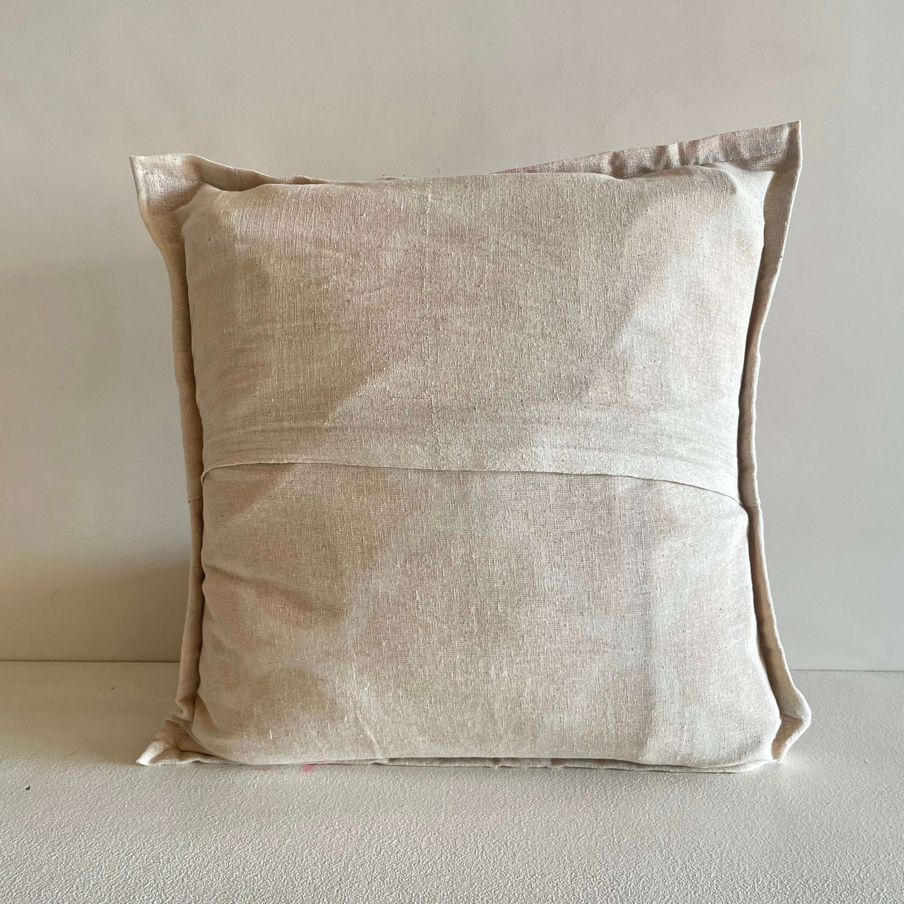 White Patchwork Cushion Cover (Set of 2)