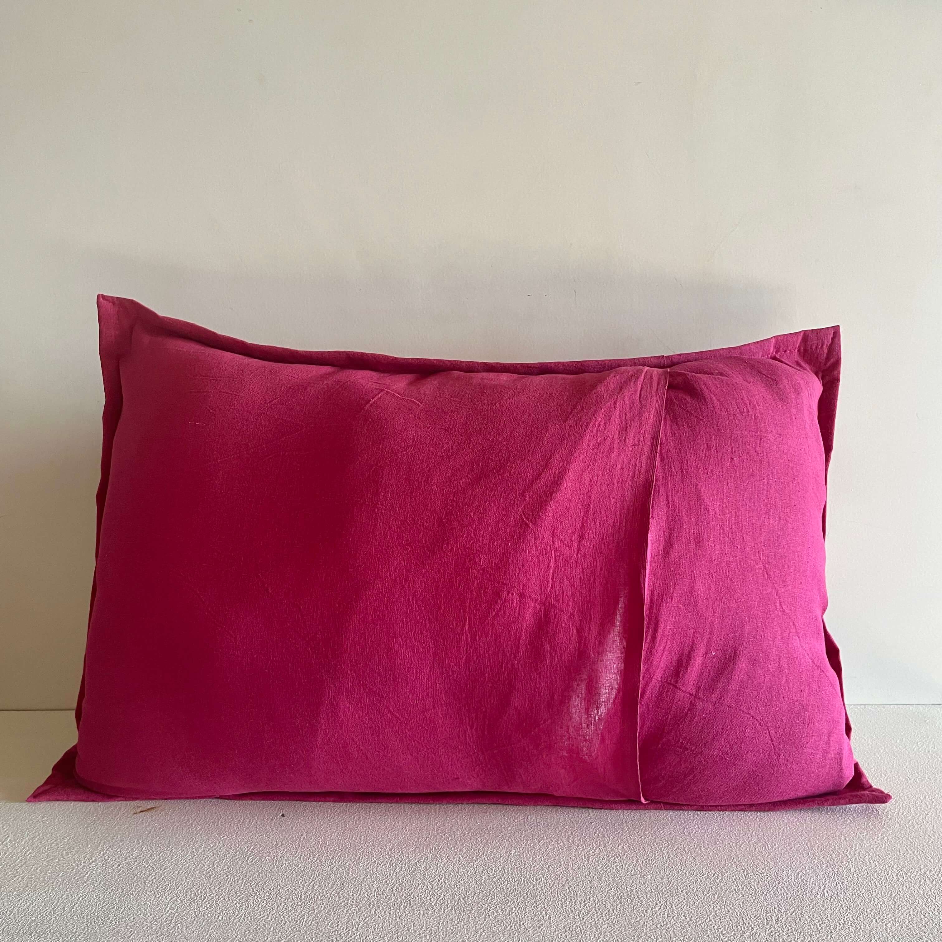 Pink Patchwork Pillow Cover (Set of 2)