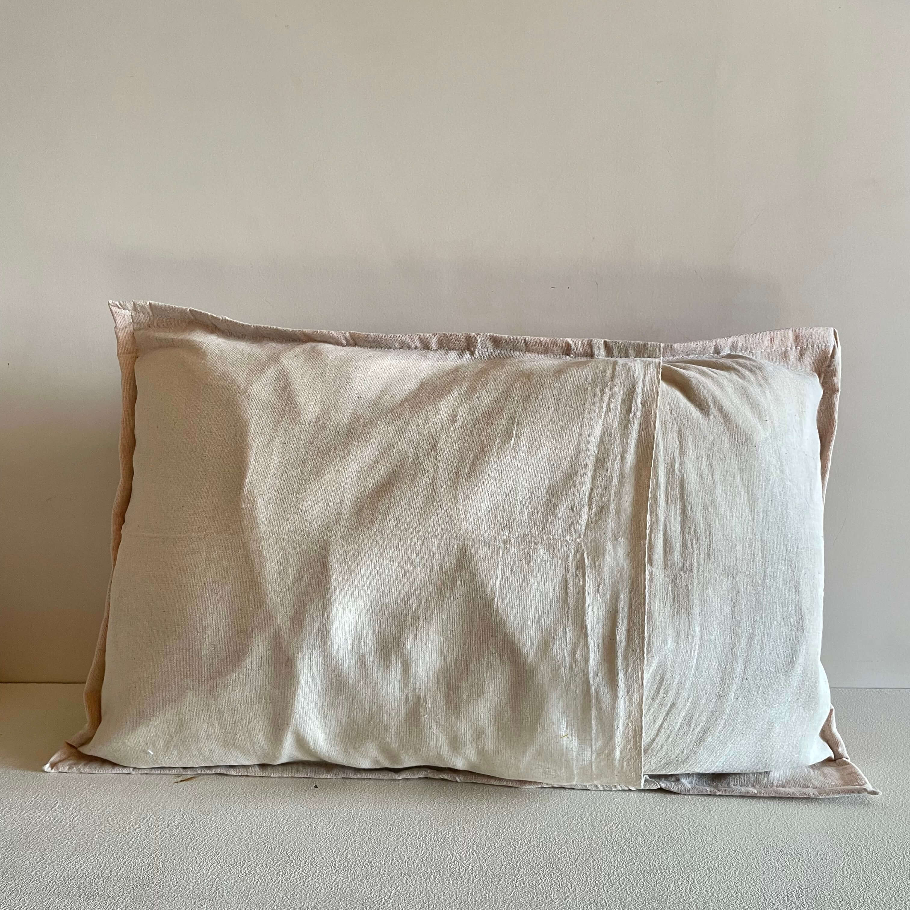 White Patchwork Pillow Cover (Set of 2)