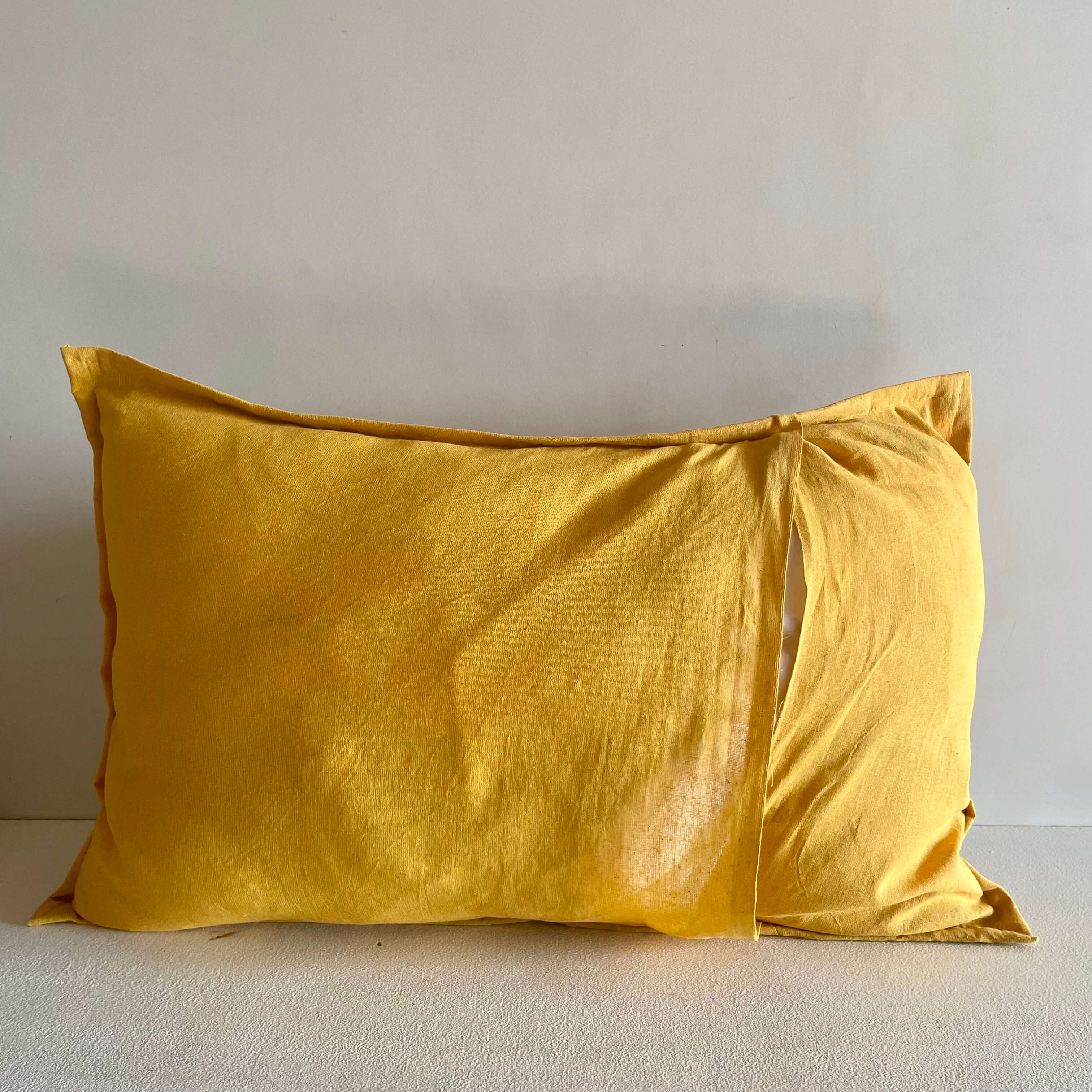 Yellow Patchwork Pillow Cover (Set of 2)