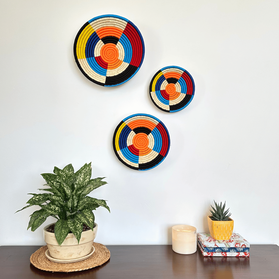 Atrangi Studio Indian Summer Sabai Wall Basket