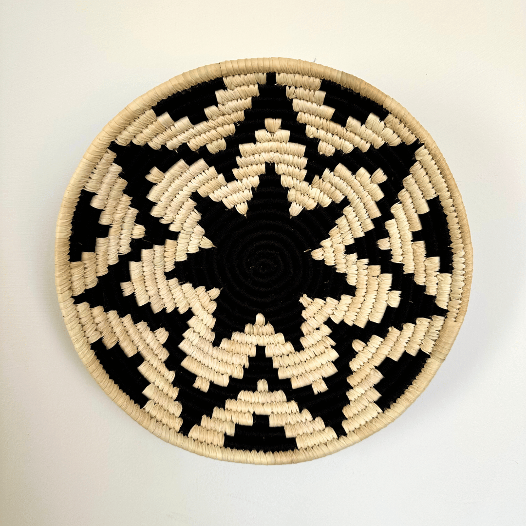 Atrangi Studio Midnight Bloom Sabai Wall Basket
