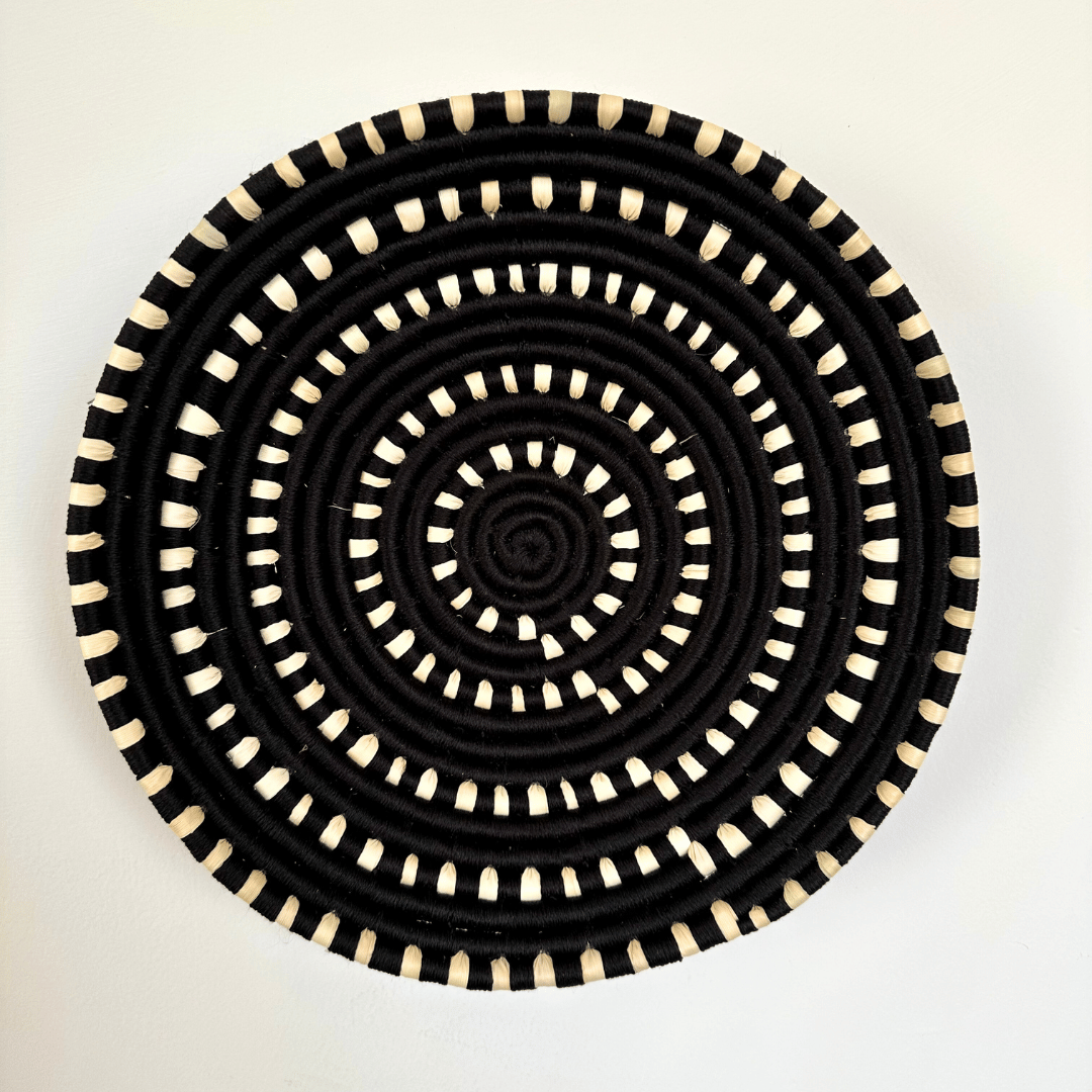 Atrangi Studio Midnight Swirls Sabai Wall Basket