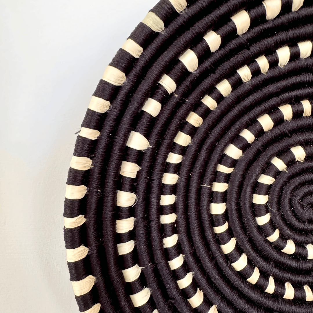 Atrangi Studio Midnight Swirls Sabai Wall Basket