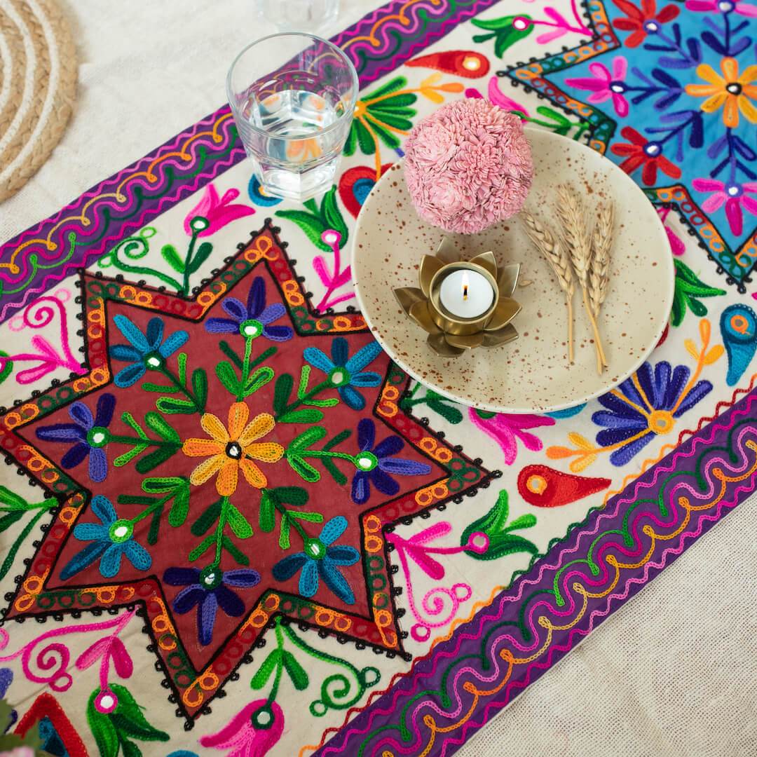 Atrangi Studio Star Designer Table Runner