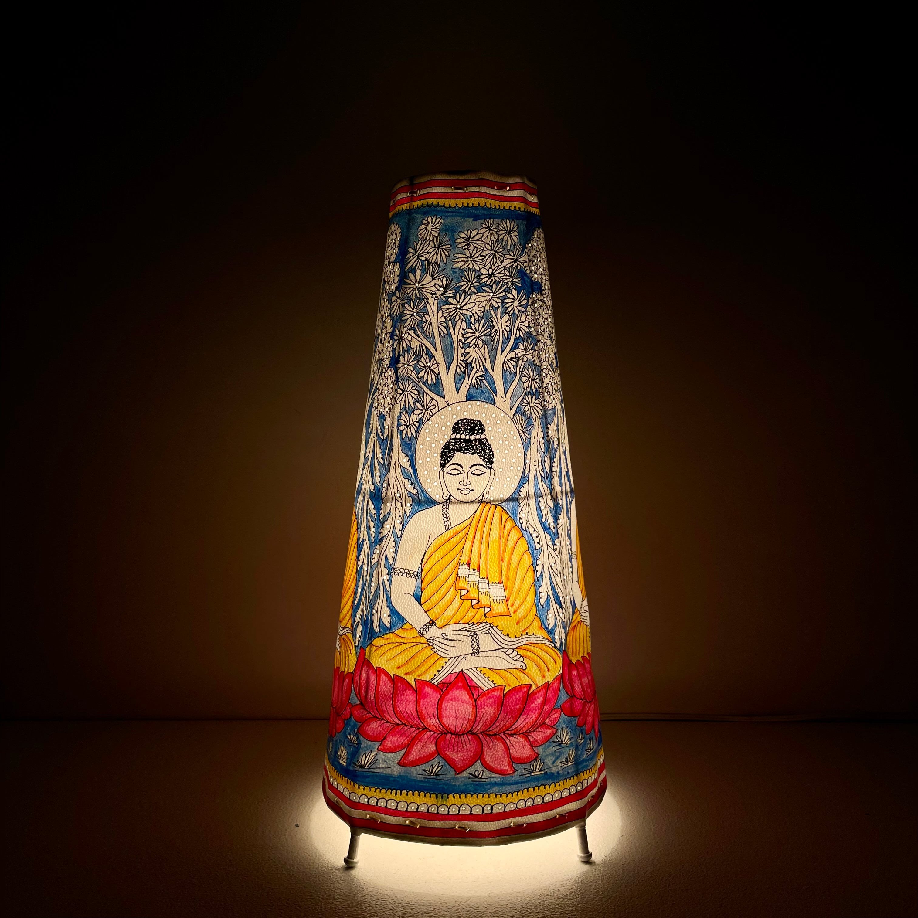 Buddha Leather Lamp
