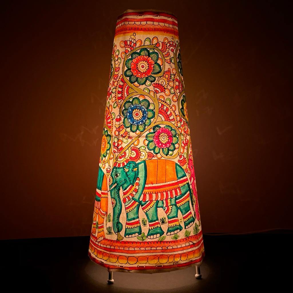 Jumbo Leather Lamp