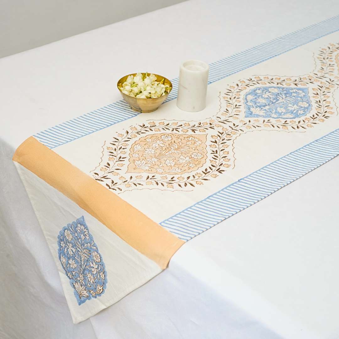 Atrangi Studio Lily Block Print Runner
