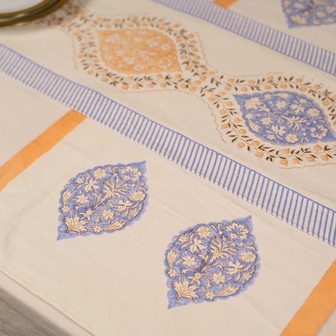 Atrangi Studio Lily Block Print Table Mat