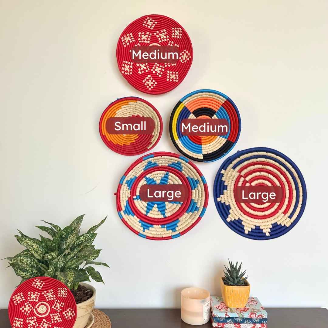 Assorted Garden Sabai Wall Basket (Set of 5)