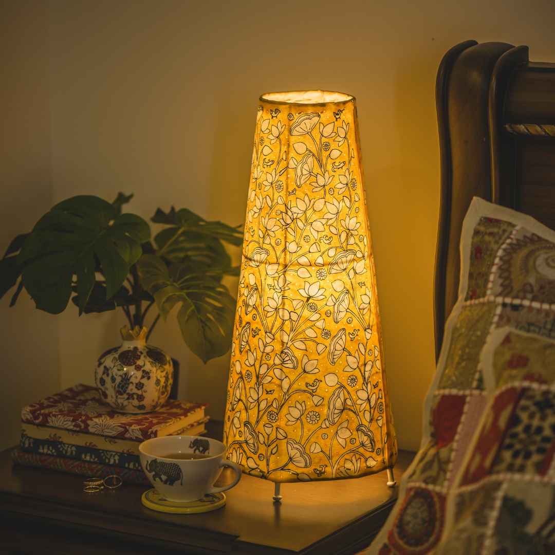 Yellow Blossoms Tholu Lamp