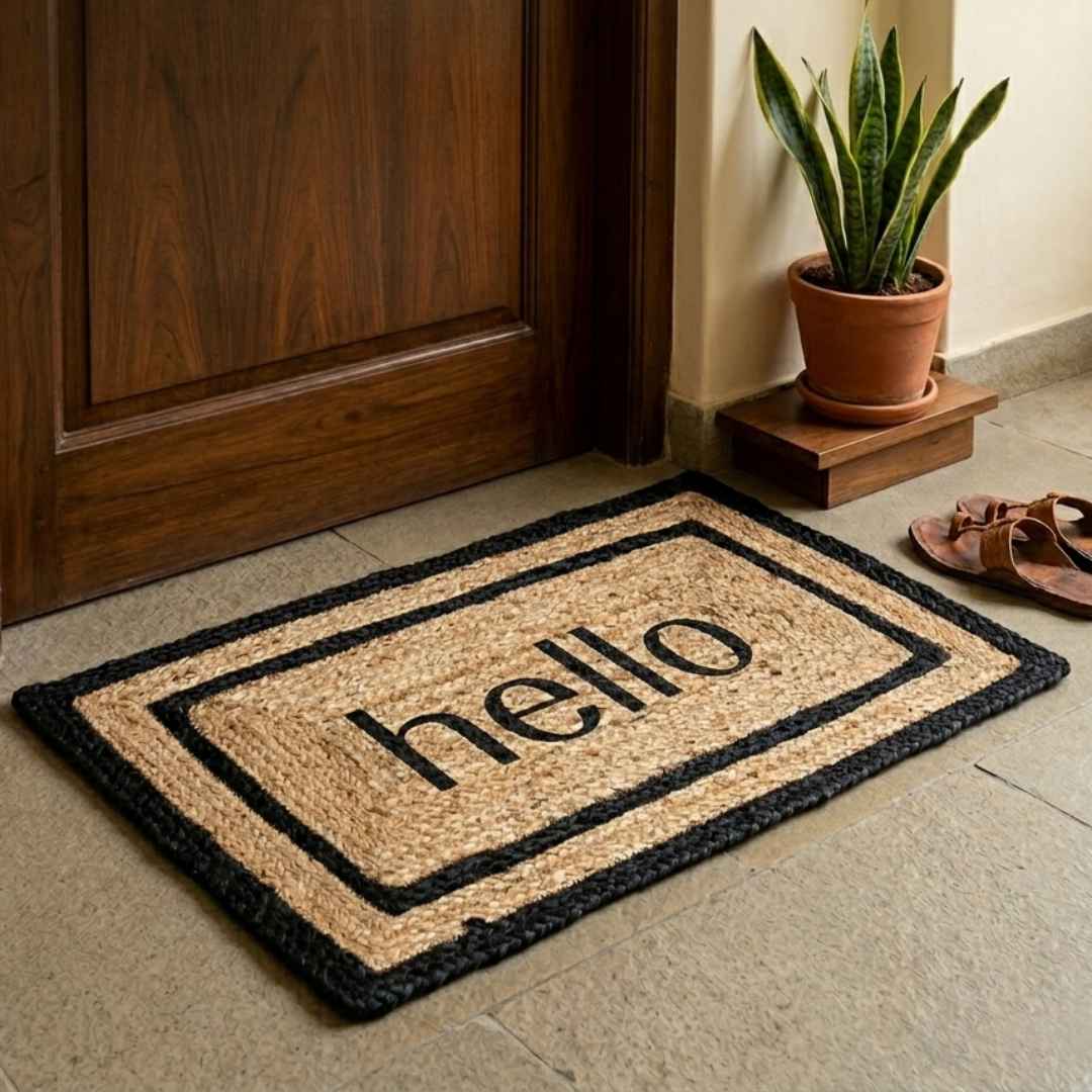 Hello Jute Mat