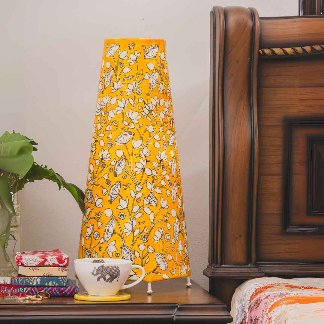 Yellow Blossoms Tholu Lamp