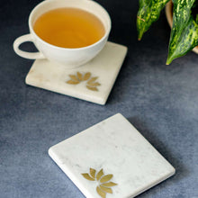 Load image into Gallery viewer, Atrangi Lotus Marble Coaster (Set Of 2)
