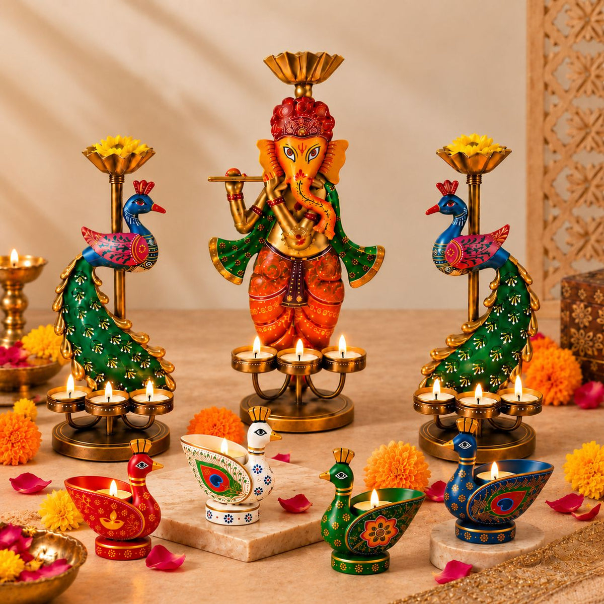 Maharaja Darbar Tealight Set