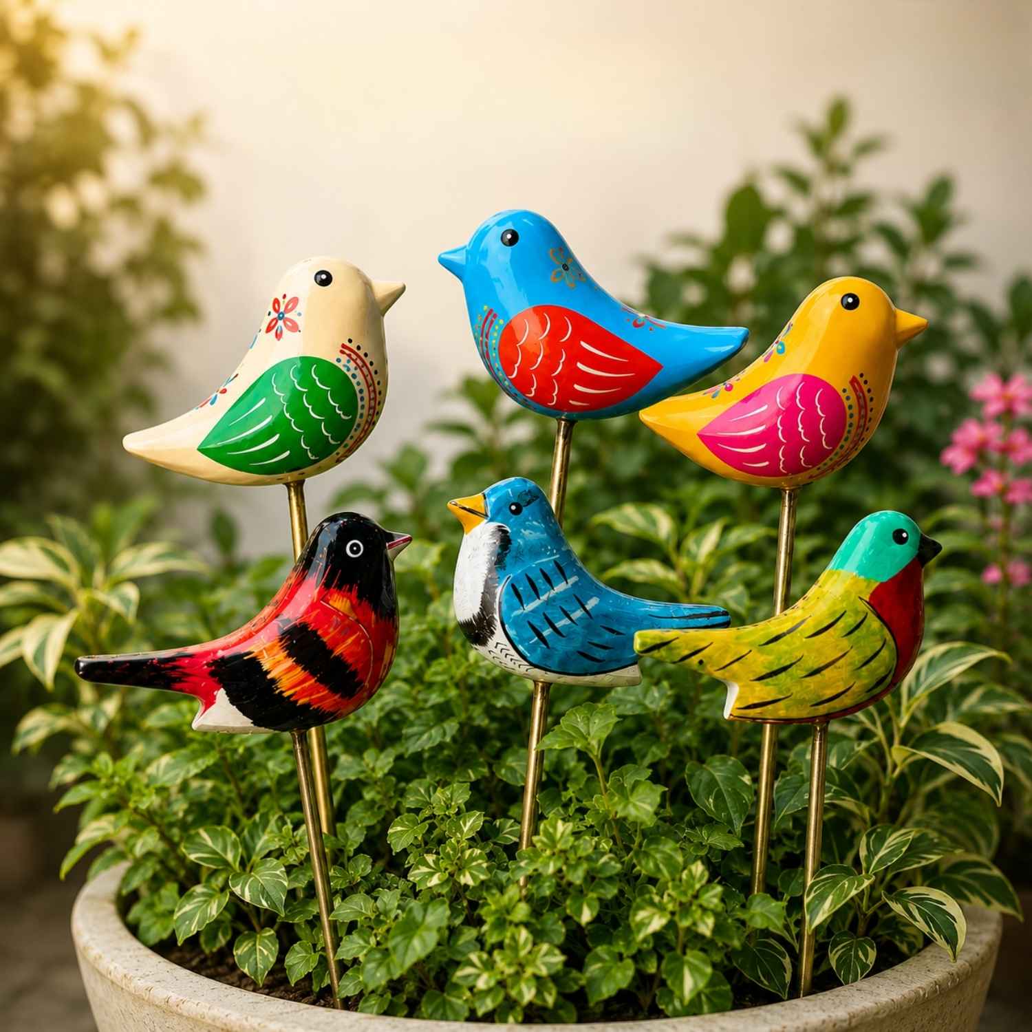 Birds Of Paradise Garden Stake (Set Of 6)