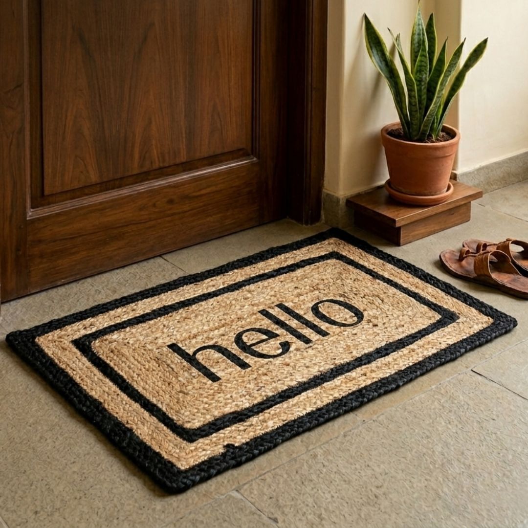 Hello Jute Mat
