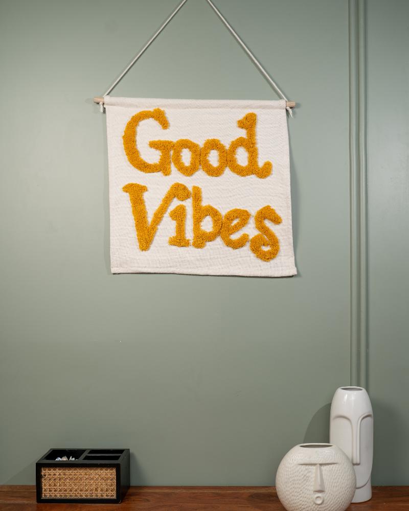 Atrangi Studio Good Vibes Wall Hanging