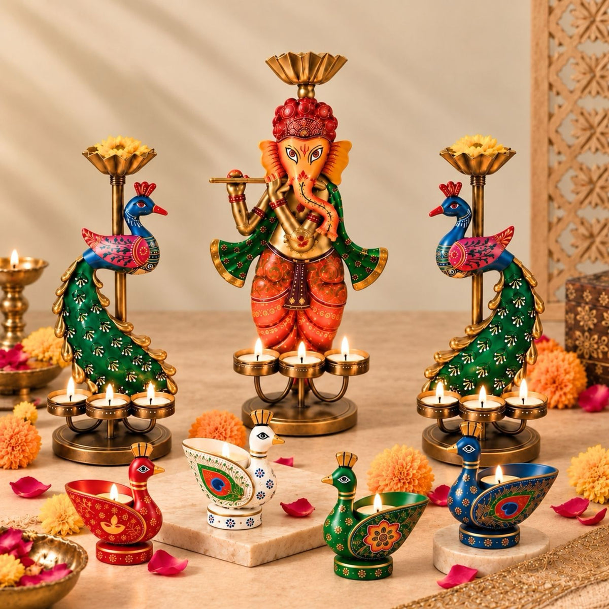 Maharaja Darbar Tealight Set