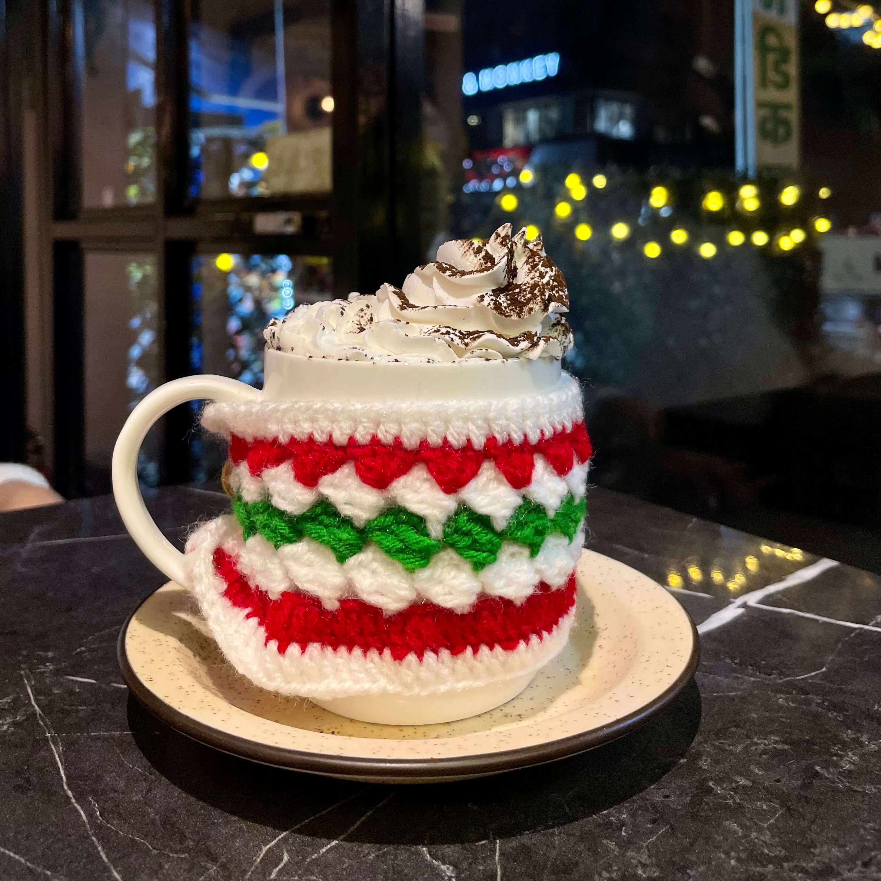 Atrangi Crochet Cup Cozy Christmas