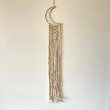 Load image into Gallery viewer, Macrame Moon Dreamcatcher Wall Hanging
