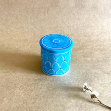 Load image into Gallery viewer, Blue Pottery Jar - Light Blue
