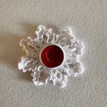 Load image into Gallery viewer, Atrangi Studio Christmas Snowflake Candle Holder - White
