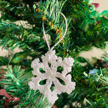 Load image into Gallery viewer, Atrangi Studio Christmas Snowflake Tree Ornament
