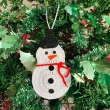 Load image into Gallery viewer, Atrangi Studio Christmas Snowman Tree Ornament
