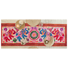 Load image into Gallery viewer, Atrangi Studio Elephant Ari Embroidery Table Runner Online
