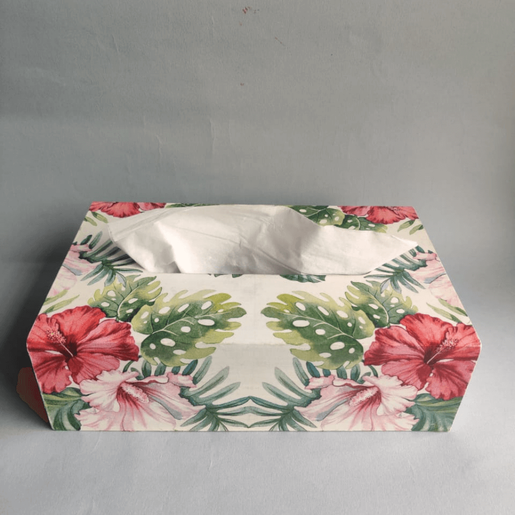 Hibiscus Tissue Box